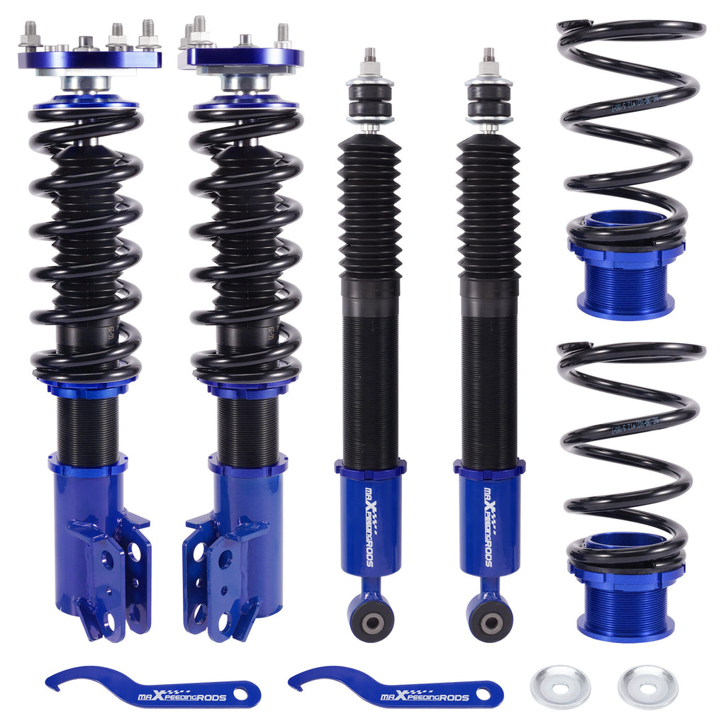 Geschikt voor Ford Mustang 4th Height Adjustable Height Shocks 94-04 Ma Xpeedingrods Coilovers Set Lowering Kit