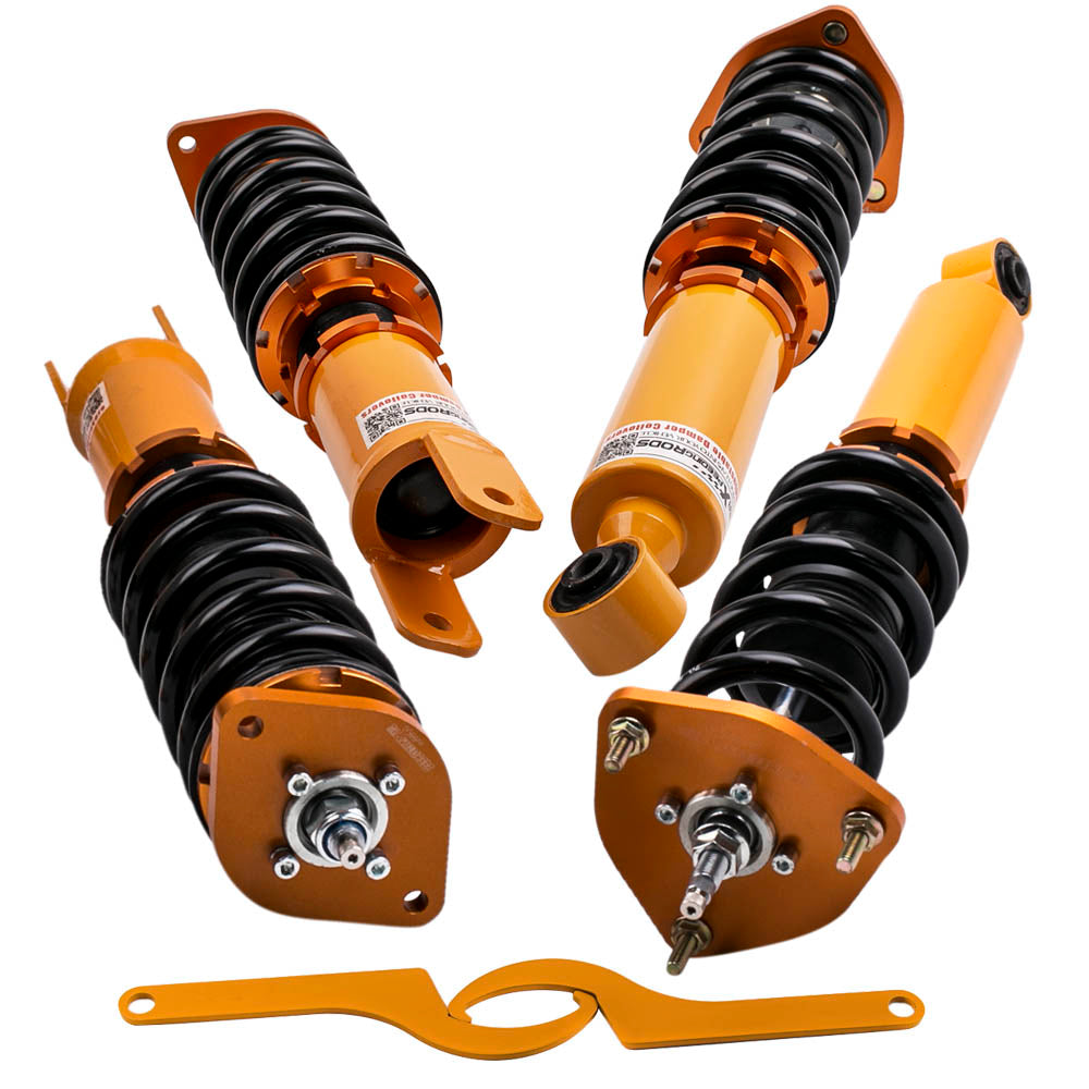 Suspension réglable damortisseurs à 24 voies compatible for Nissan 370Z / Z34 370GT, G37kit d'abaissement