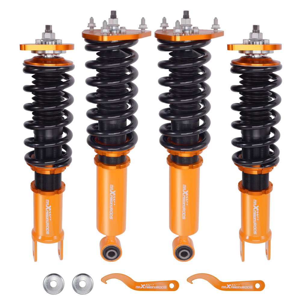Geschikt voor NISSAN 370Z Z34 G37 Shocks Adjustable Height Racing Coil Overs Suspension Kit 2008 2009 Lowering Kit