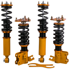 Load image into Gallery viewer, Suspensiones Coilover ajustables con amortiguador de 24 vías compatible for Nissan S13 180SX 240SX 89-94 Juego de 4