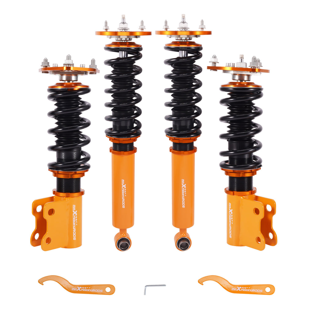 Geschikt voor Nissan S14 200SX 240SX Silvia 1994 - 1998 4pcs 24 Ways Adjustable Coilover Suspension Kit Lowering Kit