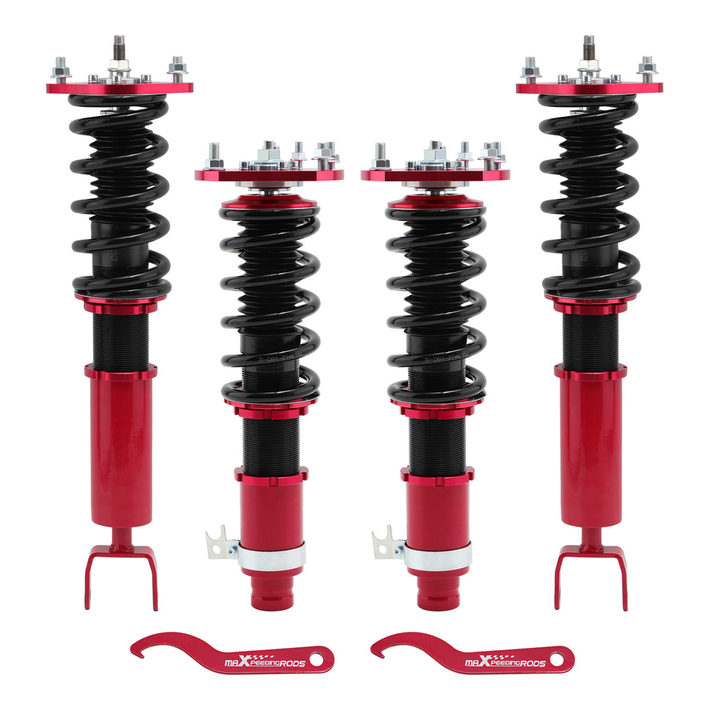 Geschikt voor Honda Prelude Adjustable Height Shock Absorber Suspension kit Coilovers 1992 - 2001 Lowering Kit