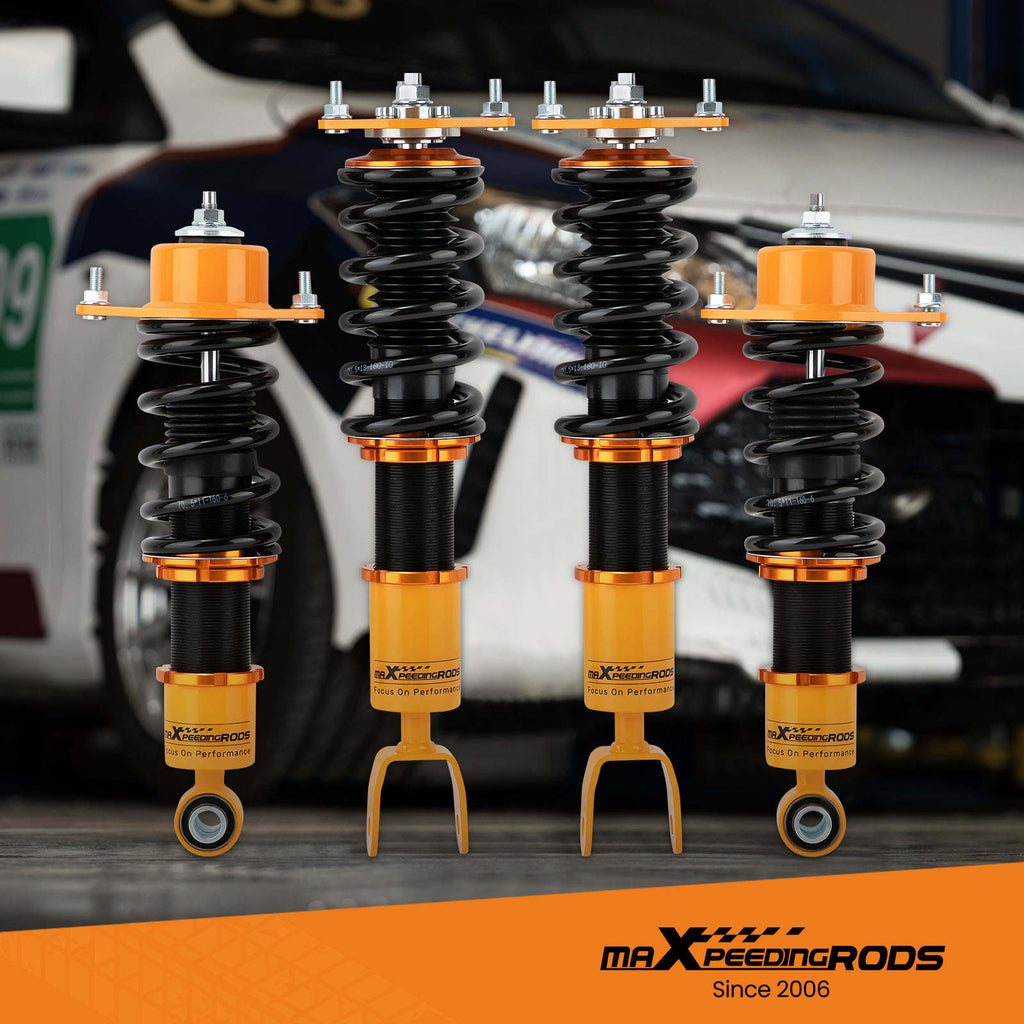 Complete Coilovers Kit compatible for Mazda RX-8 2004-2011 Struts Coil Shocks Adj. Height lowering kit