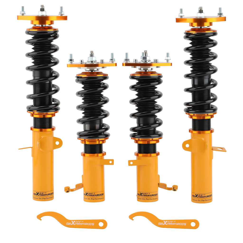 24 Dämpfung Höhenverstellbares Gewindefahrwerk compatible for Toyota Corolla E90 E100 87-02
