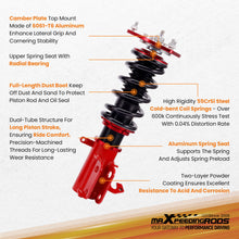 Load image into Gallery viewer, 24 Way Damping Front Coilovers Lowering Kit compatible for Toyota Corolla 87-02 E100 E110
