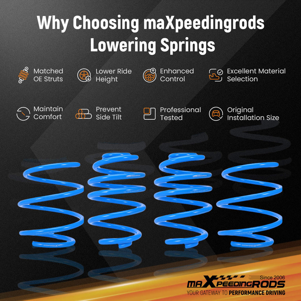 MaXpeedingrods Sport Lowering Springs Kit compatible for BMW Z4 E85 2003-2008