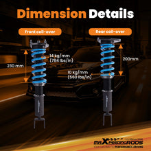 Load image into Gallery viewer, MaXpeedingrods T6 Coilovers Damper Adjustable Kit compatible for Audi A8 Quattro 2004-2010