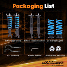 Load image into Gallery viewer, Compatible for Challenger Charger 2011-22 24 Way Damping Adj. Coilovers Shocks Struts Lowering Kit