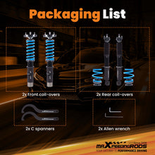 Load image into Gallery viewer, MaXpeedingrods T6 Coilover Suspension Lowering Kit compatible for BMW E30 318 325 RWD 82-91