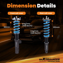 Load image into Gallery viewer, MaXpeedingrods T6 COILOVER Lowering Kit compatible for BMW 7-Series RWD (E38) 1995-2001