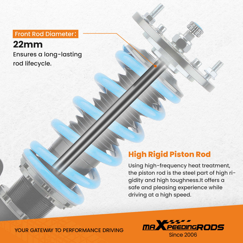Adjustable Damper Coilover Coilovers Compatible For BMW E46 3-Series Models 98-06 Suspension Struts lowering kit