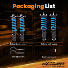 Load image into Gallery viewer, 24 Level Adjustable Coilovers Lowering Kit compatible for BMW 6 Series E63E64 2003-2010