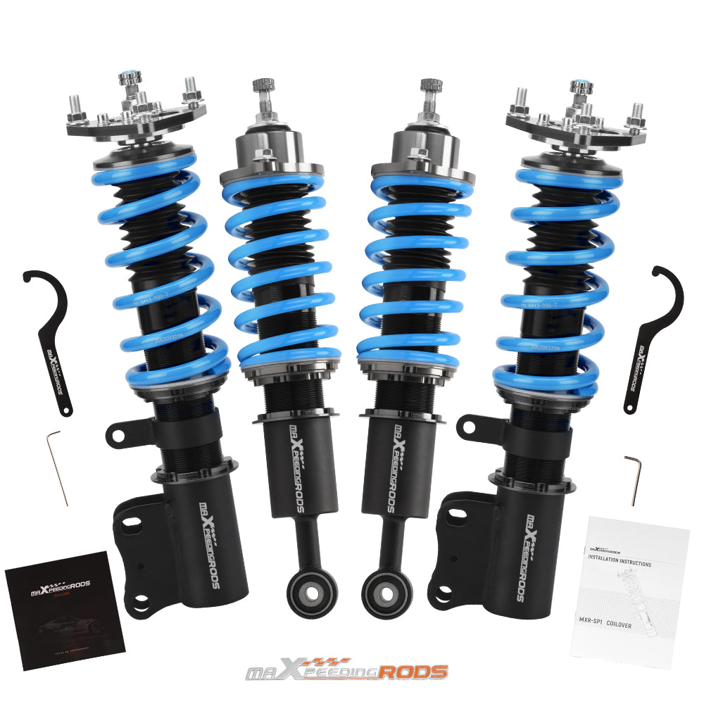 maXpeedingrods 24-fach Gewindefahrwerk compatible for Mitsubishi LancerRalliart CZ4ATieferlegung