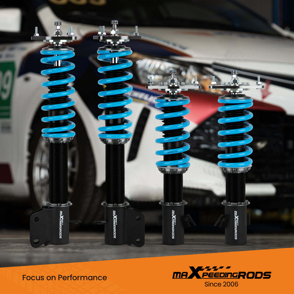 MaXpeedingrods T6 Coilovers 24-Way Damper Kit compatible for Subaru Impreza WRX STI 00-04 Lowering Kit