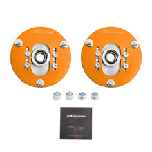 Load image into Gallery viewer, 1998 - 2005 geschikt voor BMW E46 320 323 325 328 M3 Front Coilover Top Mount Adjustable Camber Plates
