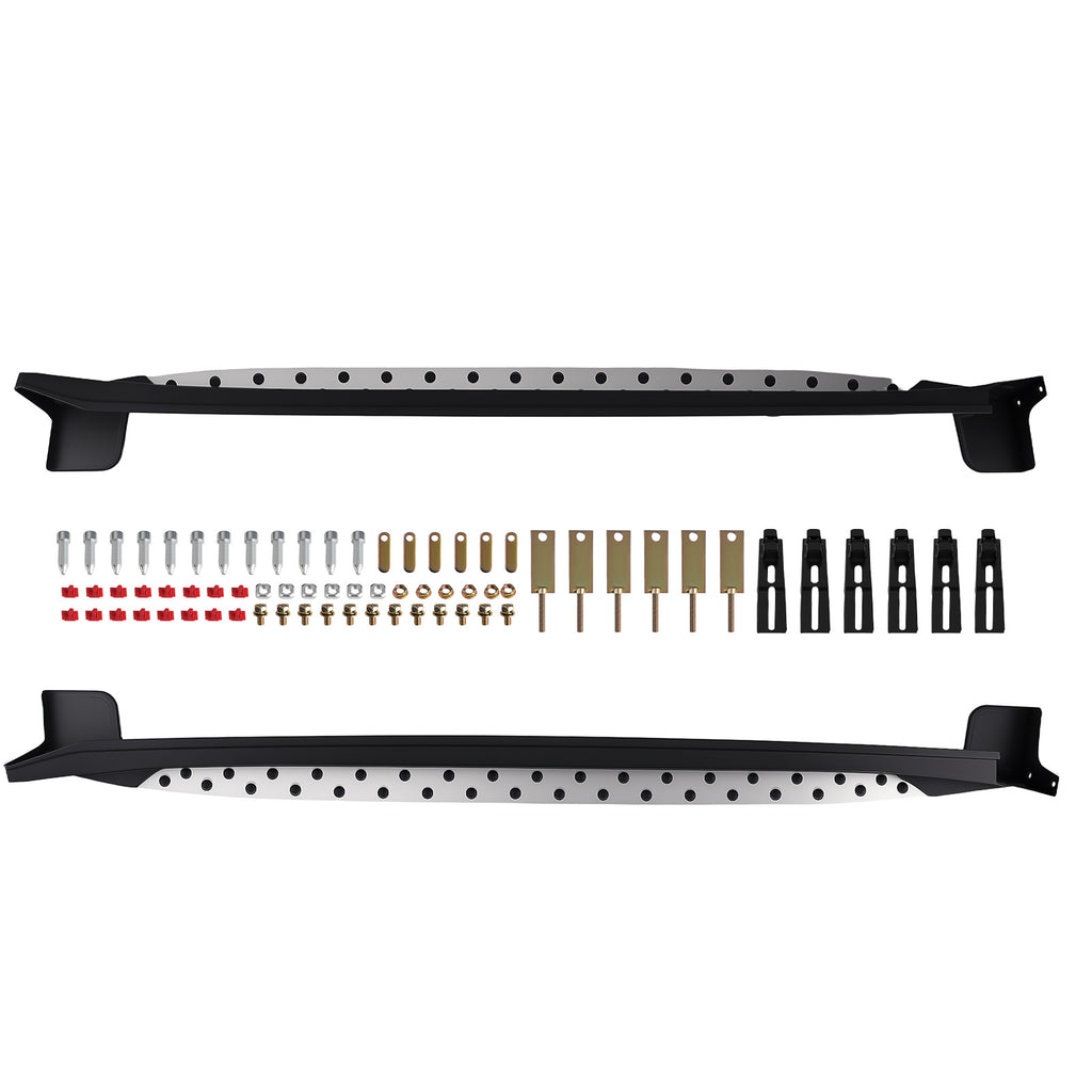 Aluminum Side Steps Compatible with Hyundai Tucson TL MK3 2015-2020 Running Boards Non-Slip