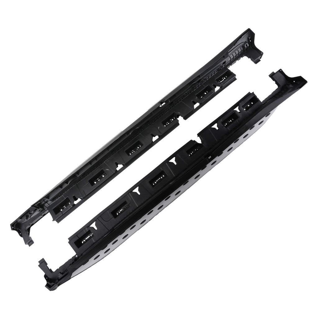 Aluminum Running Board Steps compatible for Mercedes-Benz X166 GL GLS 2013-2018 Non-Slip