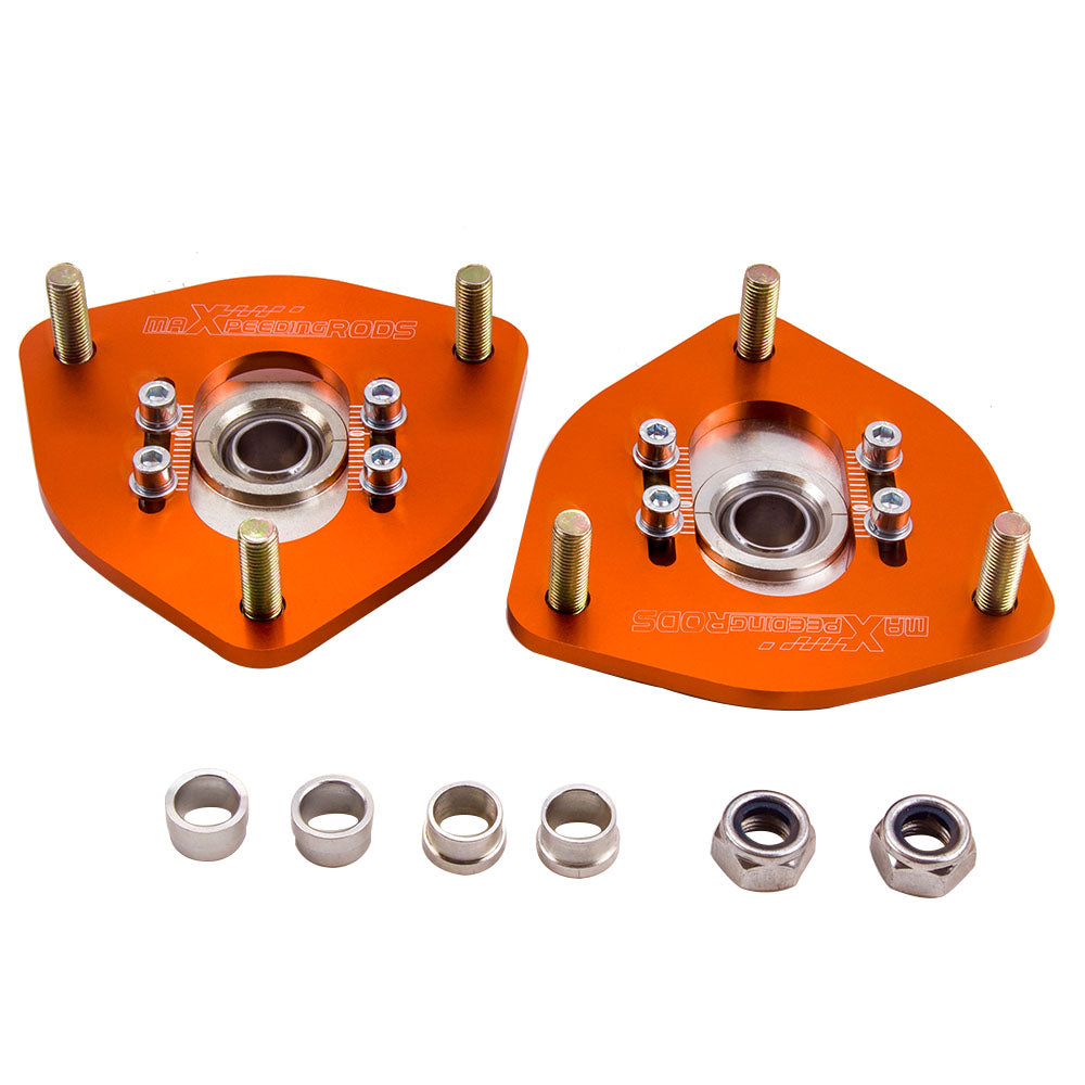 Geschikt voor Nissan S13 S14 Silvia 180SX 240SX Front Coilover Camber Plate Top Mount par