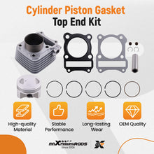 Load image into Gallery viewer, Cylinder Piston Kit compatible for Suzuki DR/GN 125 4T compatible for AC 1982-2001 62mm Bore