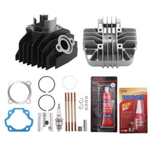 Load image into Gallery viewer, Cylinder Barrel Kit compatible with Yamaha PW80 Includes Piston, Head, Studs And gaskets