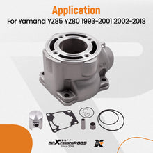 Load image into Gallery viewer, Cylinder Piston Gasket Top End Kit compatible for Yamaha YZ85 2002-2018 YZ80 1993 - 2001