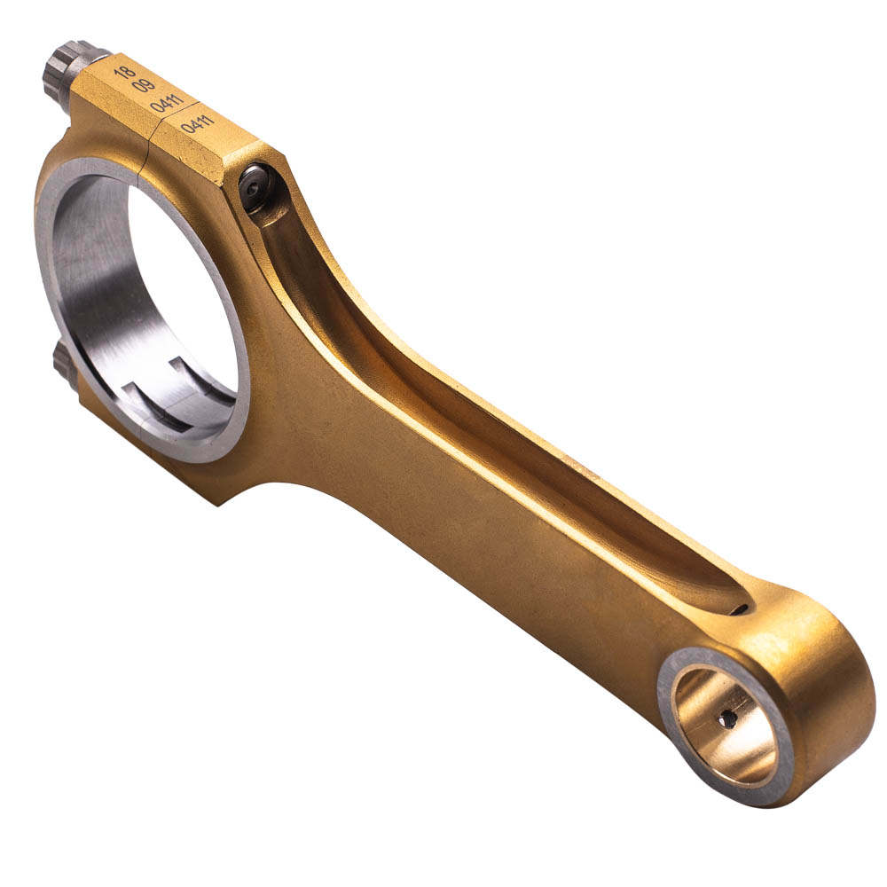 Titanizing 4340 H Beam Connecting Rods compatible for VW 1.9L TDI PD90 PD100 PD115 Conrods