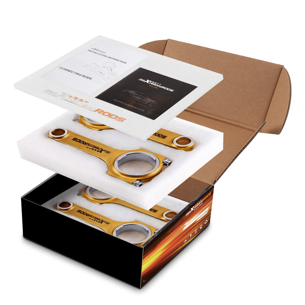 Connecting Rod Kit compatible for Suzuki Cultus GTi AA34S 1989-1994 AC34S AA33S H-Beam 4pcs