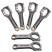 Load image into Gallery viewer, 6 4340 EN24 Forged Conrods + ARP2000 bolts geschikt voor Audi VW 3.0T EA839 V6 24V TFSI