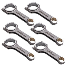 Load image into Gallery viewer, 6x Conrods Connecting Rods Bielles ARP 2000 Bolts compatible for BMW N55B30 S55B30 144.3mm