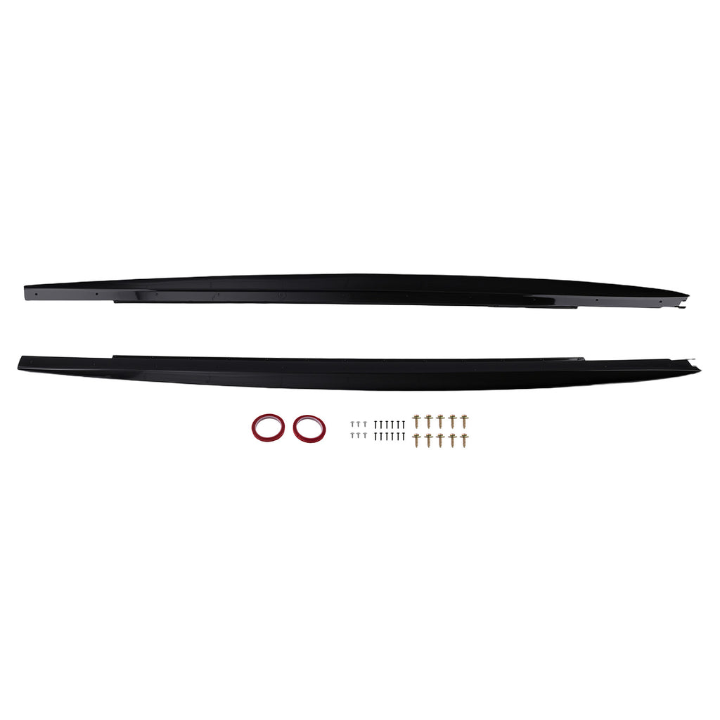 Body Kit Side Skirt Extension Panel compatible with BMW 5 Series G30 G31 M Sport 2017-2023