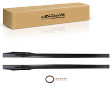 Load image into Gallery viewer, 2 Piece Side Skirt Extension geschikt voor BMW 8 Series G14 G15 2019+ ABS Gloss Black