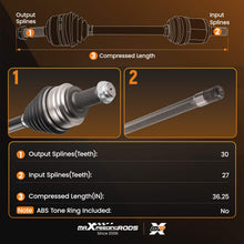 Load image into Gallery viewer, Front Axle Right Driveshaft compatible for BMW X3 Series E83