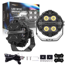 Load image into Gallery viewer, Luz LED Conducción 3.5 160W For SUV 4x4 ATV IP68 RGB DRL Spot Beam 6000K 160W