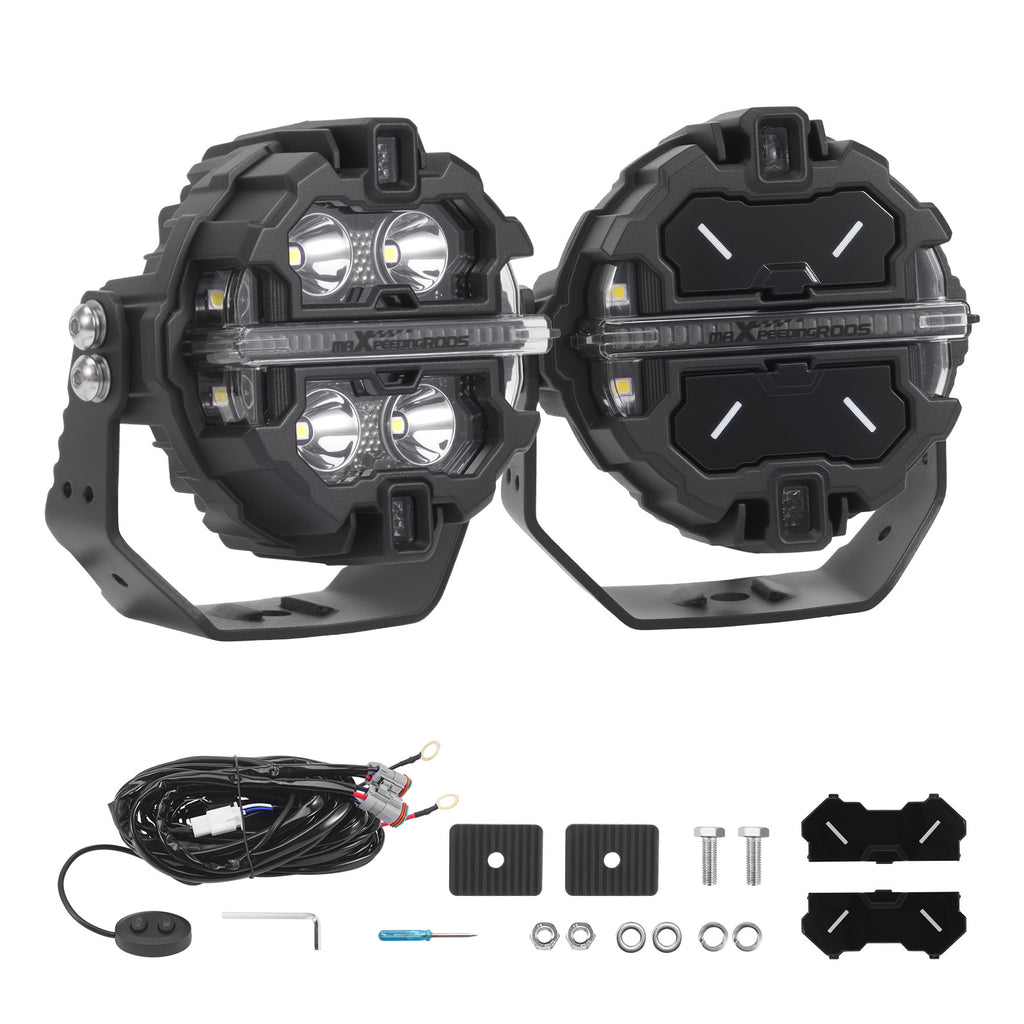 IP68 3.5" LED Driving Light voor offroad SUV Truck, geschikt voor Ford Ranger, 270-Degree Beam