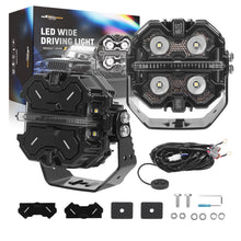 Load image into Gallery viewer, 3.5 160W LED Driving Light Pods For SUV 4X4 ATV Spot Beam RGB DRL IP68 geschikt voor White