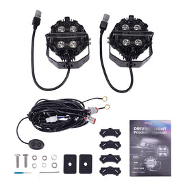 5 inch LED Koplamp RGB DRL voor SUV 4X4 Marine Spot Beam 270° 6000K 12V IP68