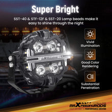Load image into Gallery viewer, Maxpeedingrods Driving Auxiliary Light Universal 5inch 212W RGB LED Round Light Pods Offroad Driving