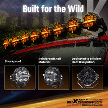 Load image into Gallery viewer, Maxpeedingrods Driving Auxiliary Light Universal 5inch 212W RGB LED Round Light Pods Offroad Driving