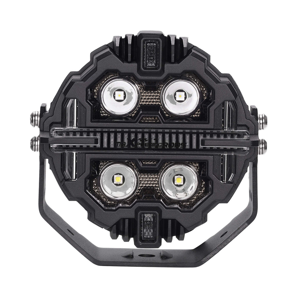 5 LED Work Light Pods 212W Spot RGB DRL IP68 For Marine ATV UTV 4WD Off Road