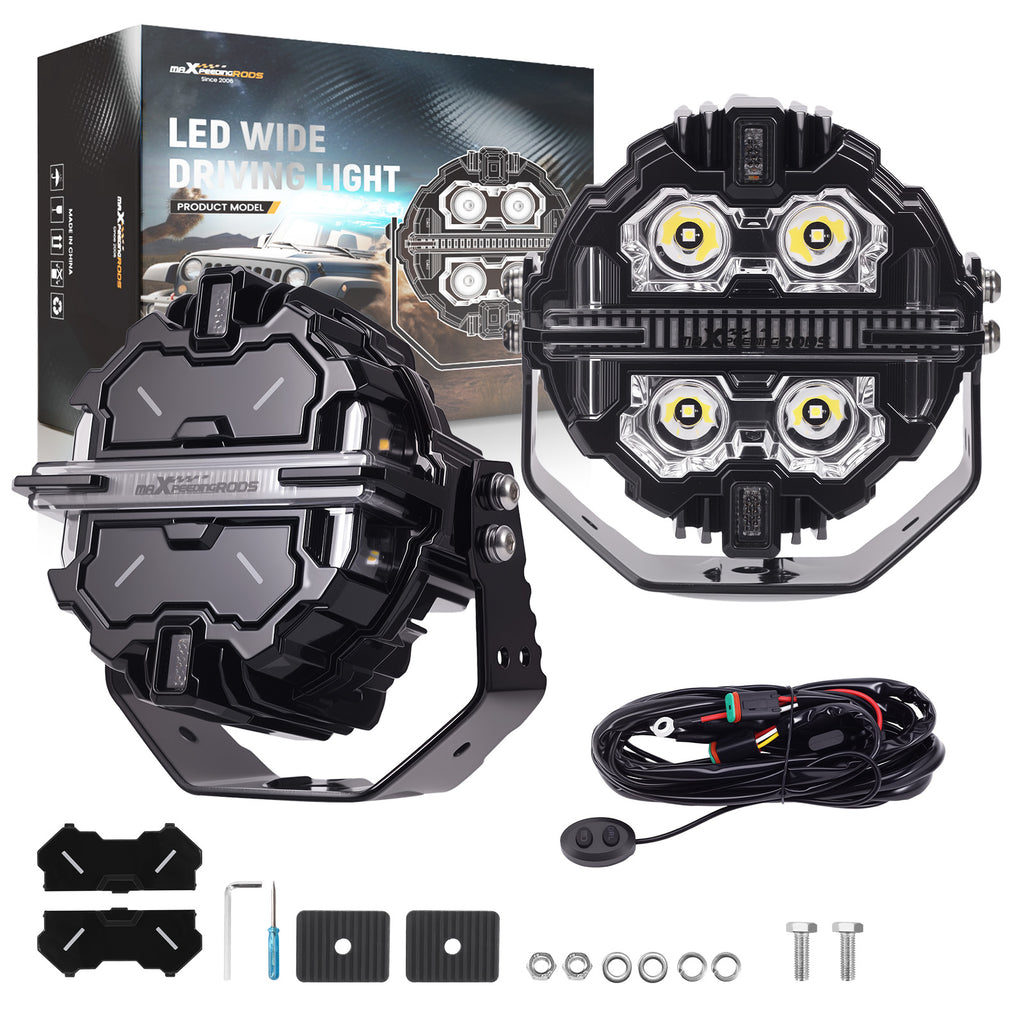 5 178W LED Driving Light Spot Beam For 4X4 Truck geschikt voor White DRL Side Shooter IP68