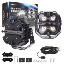 Load image into Gallery viewer, 5inch 212W LED Driving Light Pods RGB DRL Spot Beam For SUV ATV UTV 4X4 Offroad