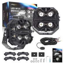 Load image into Gallery viewer, 5inch 212W LED Driving Light Pods Spot Beam RGB DRL For ATV UTV 4X4 geschikt voor White 6000K