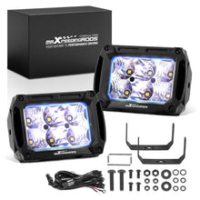 Load image into Gallery viewer, 4.4in 60W LED Pod Work Lights Rectangular Spot Flood compatible for Jeep Wrangler Truck