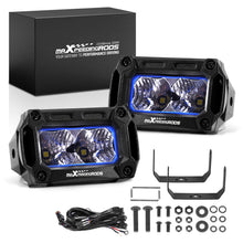 Load image into Gallery viewer, 20W LED Pod Light Rectangular Flood Beam 2000LM 3.3in for Off-Road compatible for White IP67