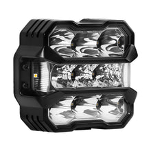 Load image into Gallery viewer, 4.5in LED Auxiliary Driving Light 80W Spot Flood IP67 Amber DRL compatible for Jeep SUV