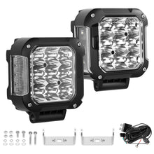 Load image into Gallery viewer, 4 Inch 90W LED Driving Lights Spot Beam IP67 Amber DRL for Universal Vehicle