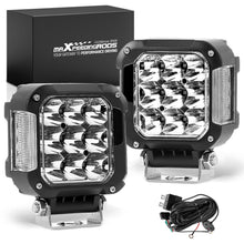 Load image into Gallery viewer, 2X 4 Inch LED Work Cube Light Bar Pods fog Lamps for Pickup SUV UTV 4WD offroad