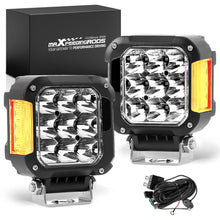 Load image into Gallery viewer, 2X 4 Inch LED Work Cube Light Bar Pods fog Lamps for Pickup SUV UTV 4WD offroad