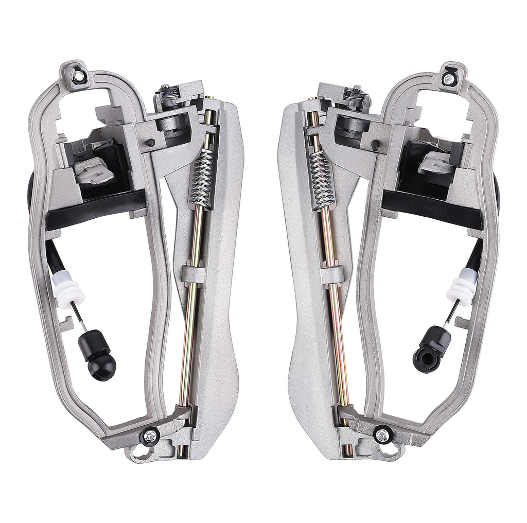 Front Door Handle Carrier Set compatible with BMW X5 E53 2000-2006 51218243615 LeftRight