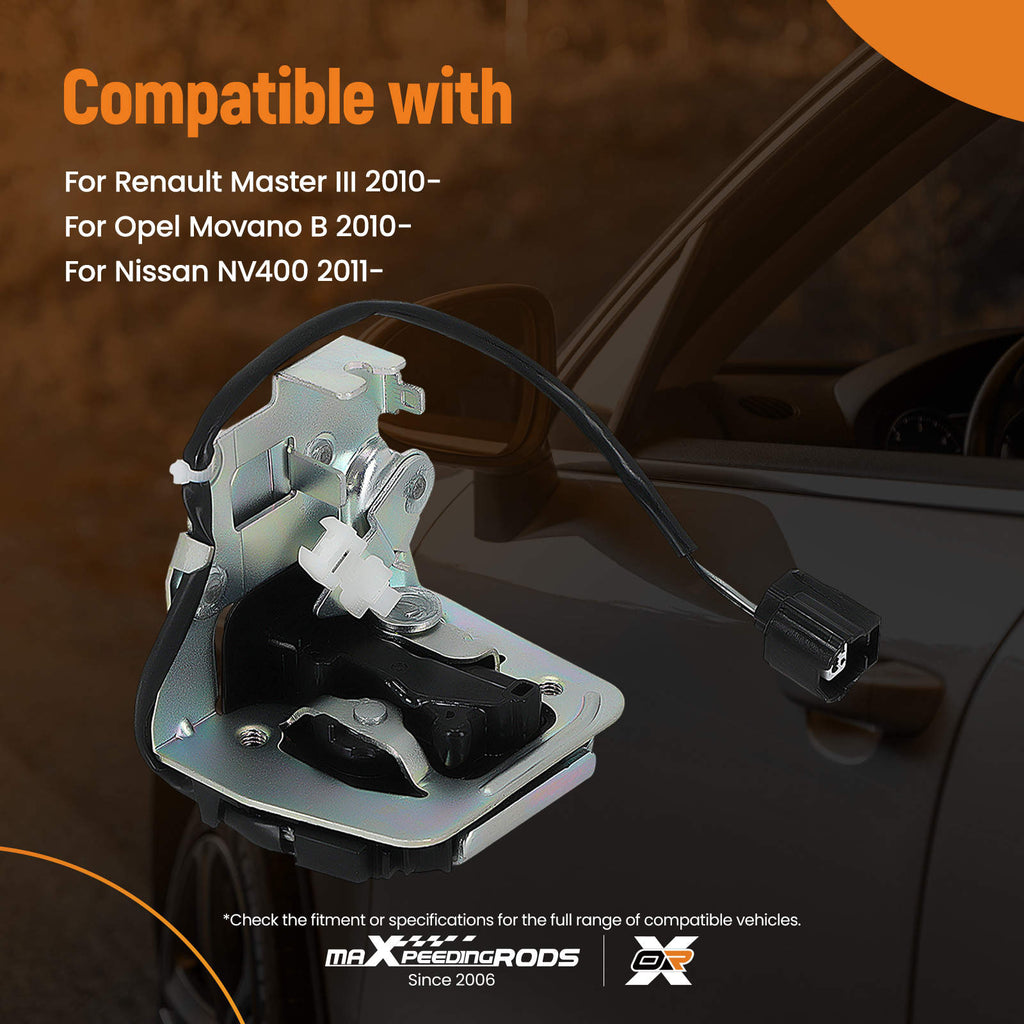 Door lock actuator right compatible for Renault Master compatible for Opel Movano 2010- 93197848
